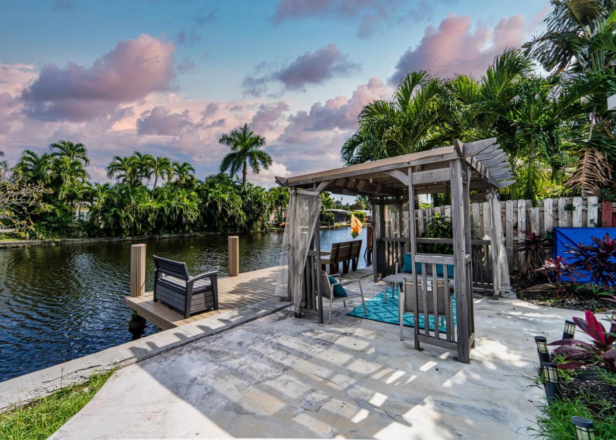 Central Waterfront Villa Salt Wtr Pool Near Beach فورت لودرديل المظهر الخارجي الصورة